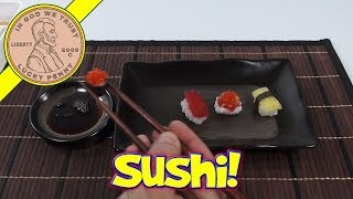 Sushi Candy DIY Japanese Kit  Kracie Happy Kitchen Popin Cookin [upl. by Anicul]