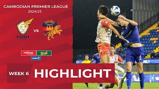 Highlight Visakha FC 21 Angkor Tiger FC  CPLWEEK6 [upl. by Varrian]