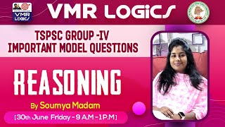 LIVE 7  REASONING GROUP IV TSPSC IMPORTANT MODEL QUESTIONS [upl. by Arndt374]