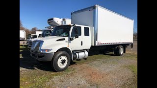 NON CDL Sleeper International MV with 26 Foot Box Product Review  Michael Olden of LeeSmith [upl. by Esinyt]