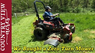 MOWING 7 FT TALL GRASS  Mowing Tall Thick Grass Extremely Overgrown with Scag Zero Turn Mower [upl. by Heilman]