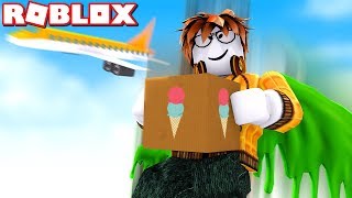 ANTAR ES KRIM NAIK PESAWAT di ROBLOX  Roblox Indonesia Ice Cream Van Simulator 2 [upl. by Macgregor]