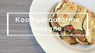 Koolhydraatarme lasagne  Carin Pool Voedingsbureau [upl. by Aydidey639]