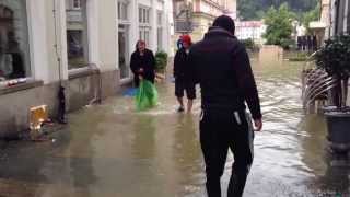 Hochwasser in Passau Montag 3 Juni Universität und Altstadt überschwemmt [upl. by Chrissa]