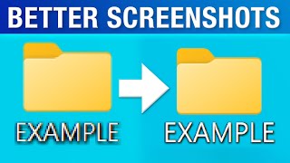 A Simple Trick for High Quality Screenshots in Windows [upl. by Ellebyam]