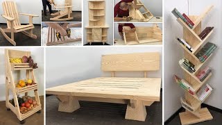 5 Proyectos en Madera Que debes Hacer Alguna Vez  Tutorial de Carpinteria [upl. by Yeltrab]