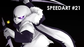 SPEEDART 21  XTALE SANS  CROSS Jakeiartwork [upl. by Hally]