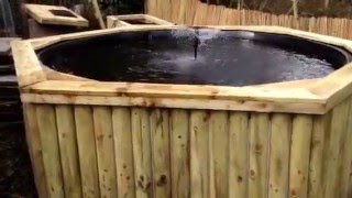 3500 Litre Wooden Fish Pond Kit [upl. by Enileuqkcaj]