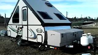 2017 Viking 12rbst A frame Camper Trailer Review [upl. by Chaing182]