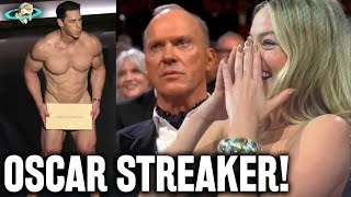 WHOA John Cena STREAKS Oscars Stage NUDE as Margot Robbie LOSES IT amp Jimmy Kimmel BOMBS [upl. by Dale520]