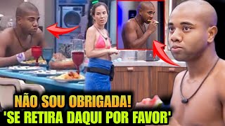 BBB 24 URGENTE AGORA WANESSA EXPULSA DAVI DA MESA APÓS SE SENTIR INCOMODADA E ELE CAI NO CHORO [upl. by Cicely]