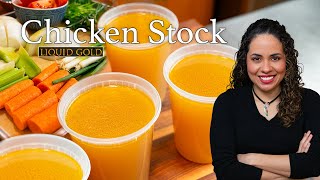 Homemade CHICKEN STOCK for every dish [upl. by Felice]