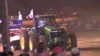 tractors john deere 8530 pulling [upl. by Ddart]