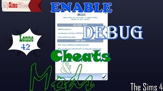 The Sims 4 Enable Debug Cheats amp Mods [upl. by Gasper]