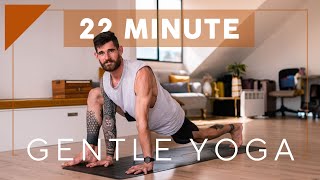 22 Minute Full Body Gentle Yoga Practice for Beginners and Athletes [upl. by Anastase]