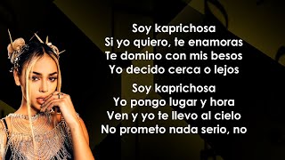 Danna Paola  Kaprichosa LetraLyrics [upl. by Relyc922]