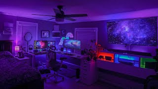 MY DREAM ROOM TOUR  GAMING SETUP  Ultimate Upgrades [upl. by Boeschen323]