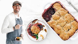 Easy Blackberry Cobbler Recipe [upl. by Sualohcin131]