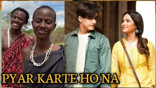 Pyar Karte Ho Na😍😍  Tanzanian Kili And Neema Singing  VIRAL MEDIA VYRLOriginals [upl. by Willis391]