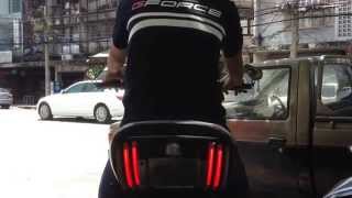 NRC tail light with turn signal for Ducati Diavel  NRC Thailand by GFORCE [upl. by Iaj]