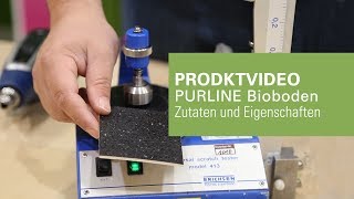 PURLINE Bioboden  Kratzfester Bodenbelag  Natürliche Inhaltsstoffe [upl. by Trah]