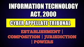 Cyber appellate tribunal  Information technology act 2000  Section 48 to 58 [upl. by Matthew]