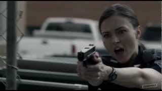 Banshee Season 1 Episode 5 Clip  Siobhan Shoots Biker to Rescue Carrie [upl. by Aiepoissac]