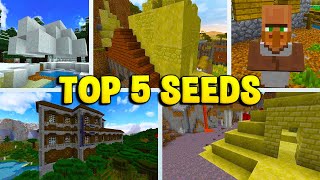 TOP 5 SEEDS for MINECRAFT 1122 [upl. by Aay601]