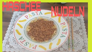 HASCHEE MIT BAND NUDELN l Schnell und Lecker l Annie Mich [upl. by Wrench]