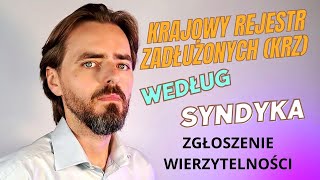 Zgłoszenie wierzytelności w upadłości konsumenta  Krajowy Rejestr Zadłużonych KRZ według syndyka [upl. by Nihsfa100]