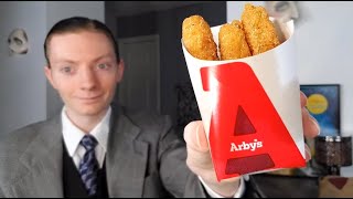 Arbys NEW Hushpuppy Breaded Fish Strips Review [upl. by Claudina]