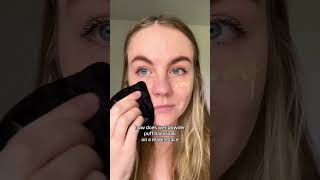 Discover the reallife results of the wet powder puff makeup hack Watch now for flawless skin [upl. by Mcleod]