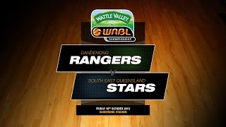 WNBL 20152016 Round 2  Dandenong Rangers Vs South East Queensland Stars [upl. by Portuna43]