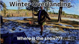 Winter Overlanding where is the snow [upl. by Bear]