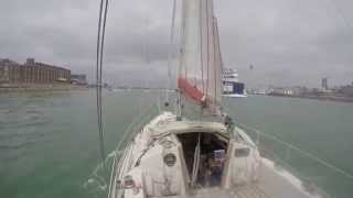 Arriving at the busy Portsmouth harbour [upl. by Coleen]