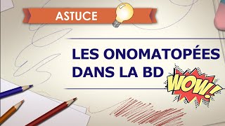 Dessiner des onomatopées dans la BD  Astuce Dessin [upl. by Biddle]