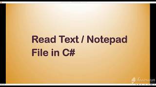 Read Text File in C  Display Text File to RichTextBox [upl. by Nahtiek]