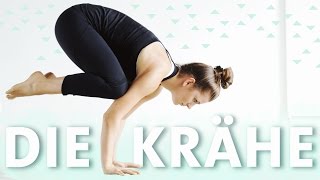 Yoga Krähe Crow Pose lernen für Anfänger in einfachen Schritten  Bakasana [upl. by Eizzil]