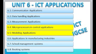 Microprocessor in Control Application  Modelling Application  Topic 6465  IGCSE ICT [upl. by Yggep]