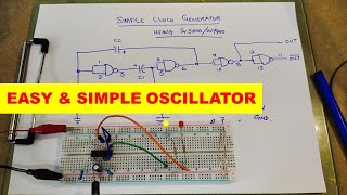 1003B Simple most Oscillator circuit [upl. by Gaby69]