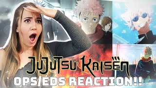 THIS IS INSANE JUJUTSU KAISEN ALL Openings amp Endings 14 REACTION [upl. by Chema]