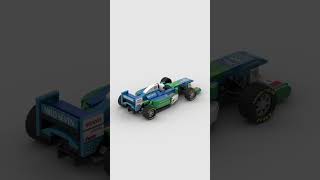 F1 Benetton B194  Custom Lego model now updated to v11 legof1 benetton formula1 [upl. by Kiker456]