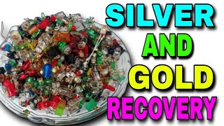 Gold and Silver Recovery From LED Bulb in Hindi  Gold Recovery gold goldrecovery [upl. by Kachine]