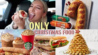 I ONLY ate Christmas foods for 24hours [upl. by Enyawd793]