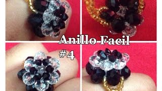 Como Hacer Anillo Facil de Bisuteria 4 [upl. by Infield]