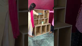 DIY Shelf Craft Using Cardboard short reel viral youtubeshort trending diy cardboardcrafts [upl. by Roanne515]