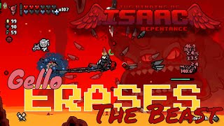 XBSX The Binding of Isaac Repentance  Besting The Beast at the end of an R Key run [upl. by Eanrahs]