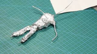 How to Make an ARMATURE for POLYMER CLAY FIGURES [upl. by Yeliak979]