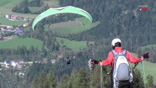 Gleitschirmfliegen in Kössen  Tirol [upl. by Kumagai231]