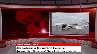 BREAKING NEWS SJSU FLIGHT TRAINING HAS BEGUN [upl. by Tasha]